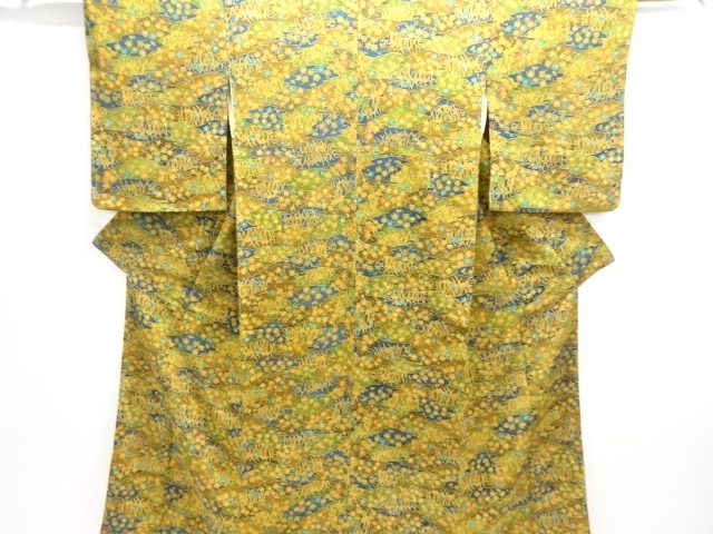 JAPANESE KIMONO / KOMON / CHIRIMEN / MIST